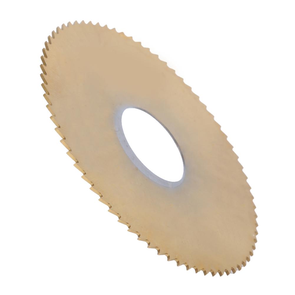 Saw Blade Cutting Grinding Disc TiCoated HSS Milling Cutter 75 x 0.8 x 22mm 72 Teeth
