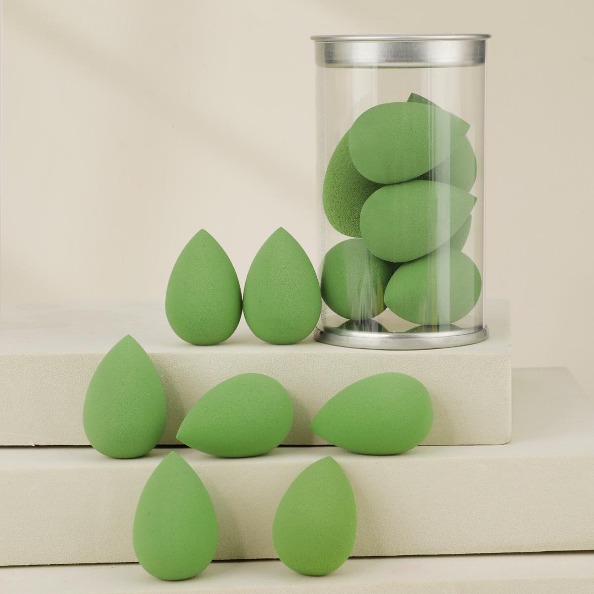 Mini Beauty Eggs With Case PVC Cylinder Transparent Plastic Packaging Case