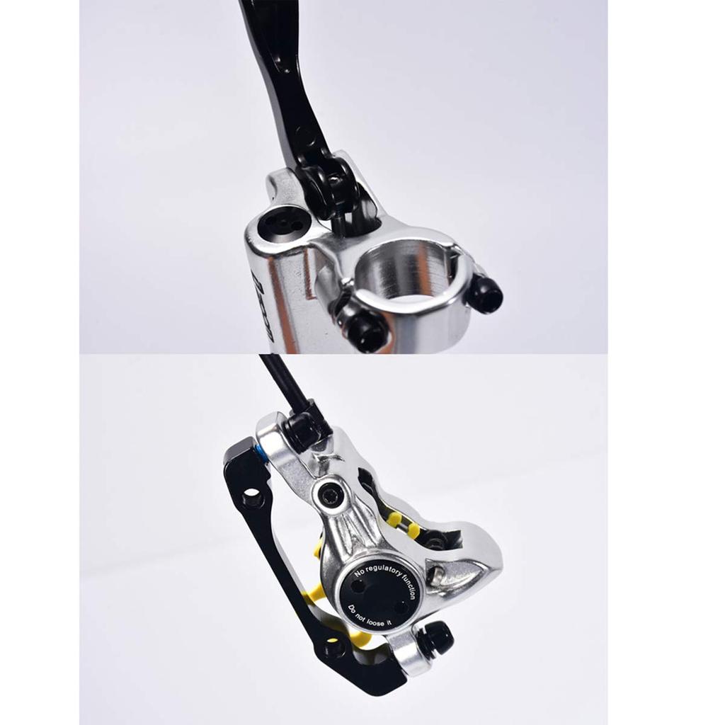 JPAMZCEO Fahrradbremshebel Set, 800mm/1400mm, Hydraulisches Scheibenbremsenset für Vorder- und Hinterrad MTB Fahrräder