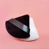 Velvet Black Fan-Shaped Triangle Makeup Sponge for Powder and Air Cushion