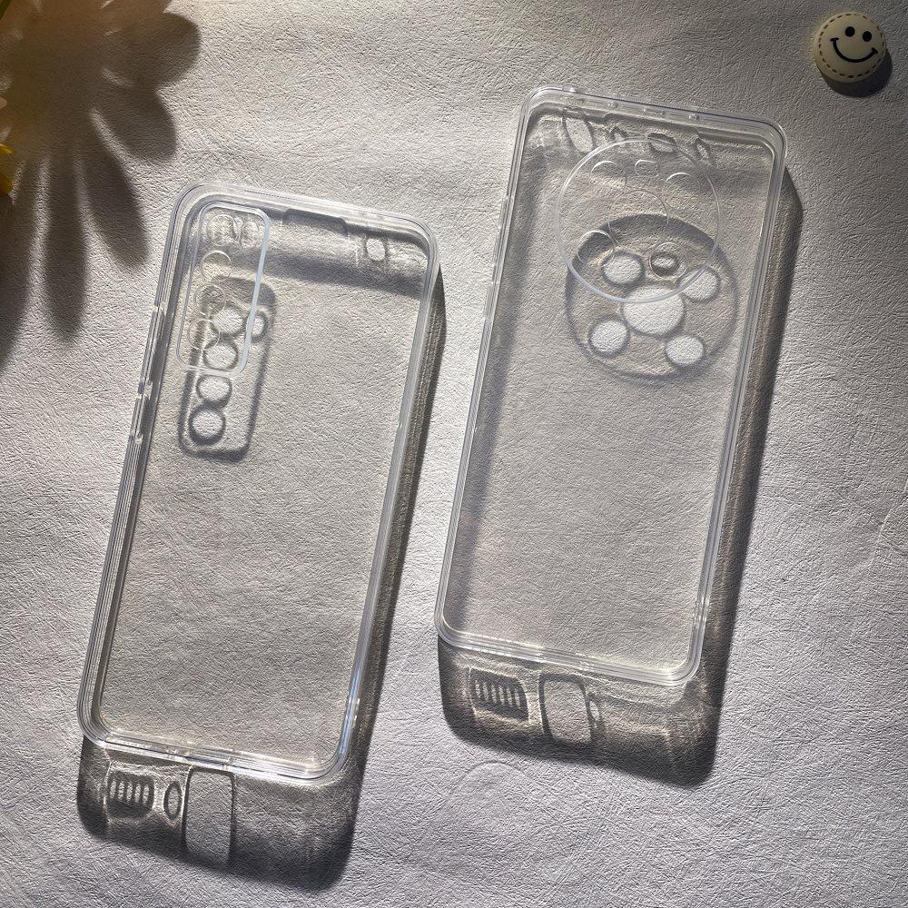 Redmi Note 14 Pro/11T Pro/12 Turbo/9/8/13 Transparent Anti-Drop Silicone Case