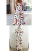 2026 Summer Women's Floral Round Neck Pocket Dress - European & American Style, Casual Loose Fit, Short Sleeve.