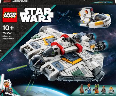 LEGO Klocki Star Wars «Gwiezdne wojny» – Statek kosmiczny – Ghost i Phantom II (75357)