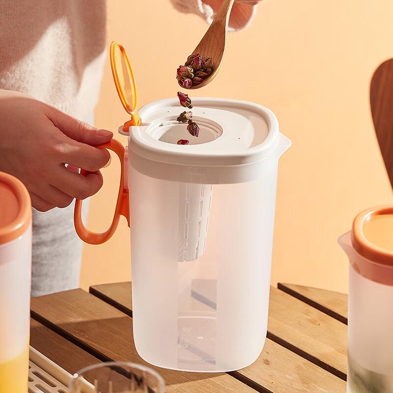 Large Capacity High-Temperature Plastic Cold Water & Fruit Tea Pitcher