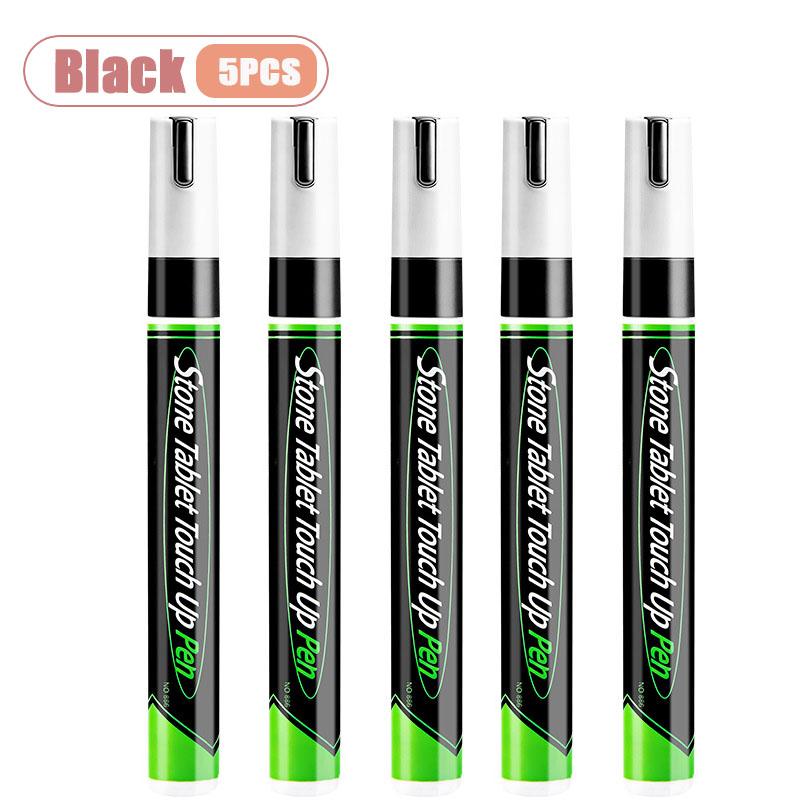 Tombstone Lettering Repair Paint Pen for Grave Marker Metal Stone High Heat Resistant Waterproof Fade Proof Outdoor Use