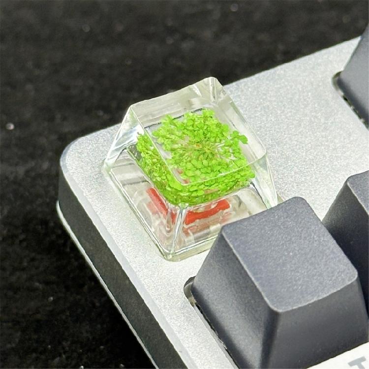 Colorful Flower Resin Keycap for Mechanical Keyboard with Backlights Computer Keyboard Keycaps Replaces