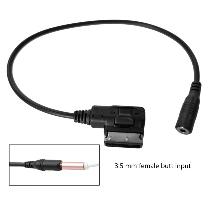 Car Radio AMI To AUX Cable 3.5MM MP3 Adapter For W212 S212 W218 C300 A207 W207 W204 W221 Automotive Stereo Cable