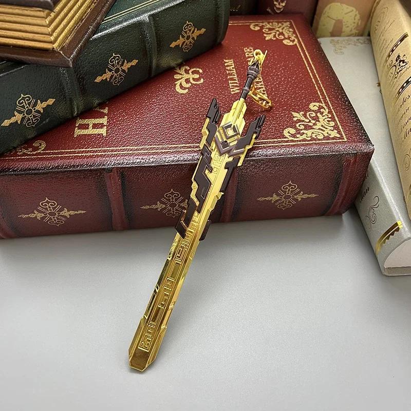 21cm Genshin Impact Game Replica The Unforged Sword 1:6 Metal WeaponsModel Action Figure Accessory Collectible Ornaments Toy Boy
