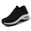 Women Platform Shoes Flexibility Casual Sneakers Fashion Knited Sock Breathe Comfort Walking Shoe Loafers Non-slip Plus 35-44