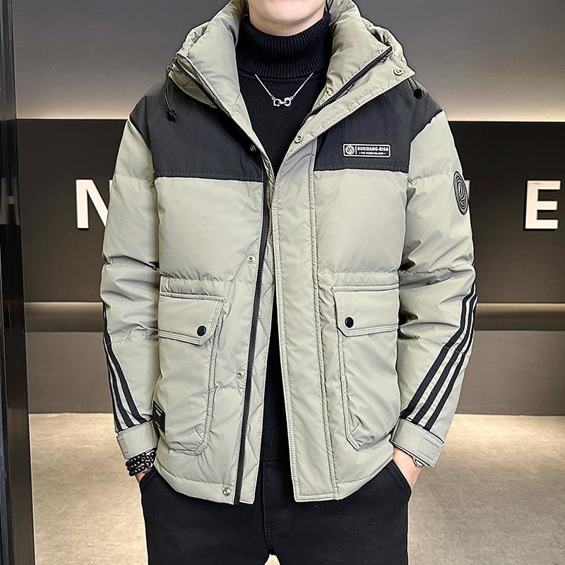 

Tooling Outdoor Leisure Sports Warm Down Jacket Men s Trend Brand Thickened Hooded Jacket Men s Clothing 4XL
