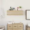 Bathroom Wall Cabinet Sonoma Oak 100 X 25 X 30 Cm Particleboard