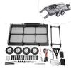 New Metal Trail Car Trailer Accessory with Four Tires Fit for RC4WD  1/10 RC Car RC Accessory RC Trailer