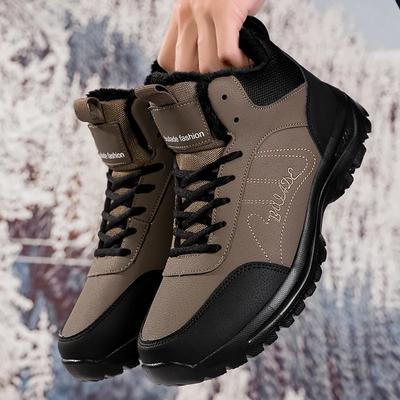 Herrenstiefel Winter Outdoor Sneaker Herrenschuhe Mode Männlich Freizeit Schuhe Wandern Schneestiefel Bequem Tenis Herren Sneaker