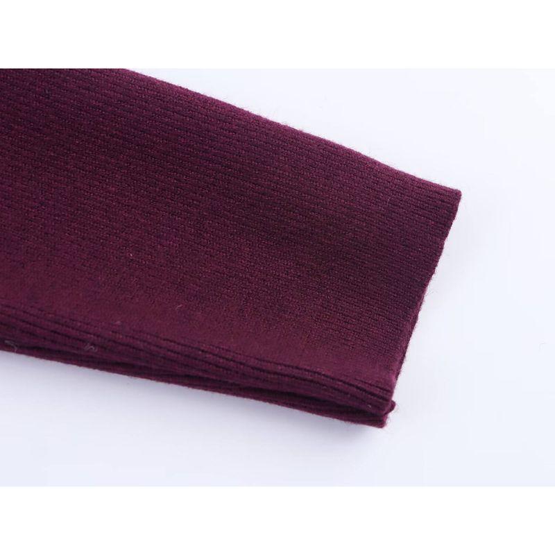 Kaslead New Women clothes Western Style Lapel Irregular Batwing Sleeve Knitted Pullover Cover up Outerwear