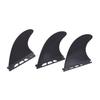 Surfboard Fins Set of 3 Sturdy PVC   for Longboard Shortboard Stand Up Paddle Board