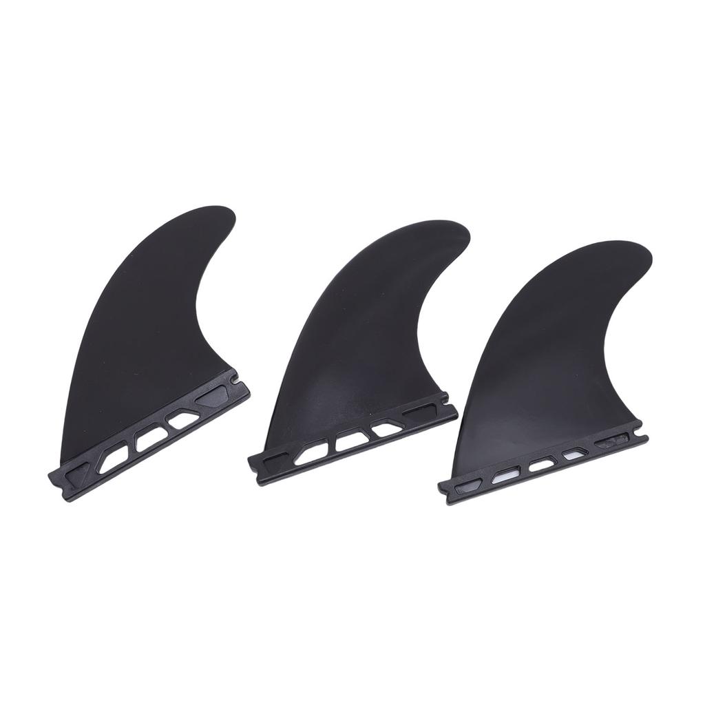 Surfboard Fins Set of 3 Sturdy PVC   for Longboard Shortboard Stand Up Paddle Board