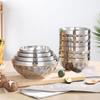Zankang Double-Layer Stainless Steel Lily Bowl