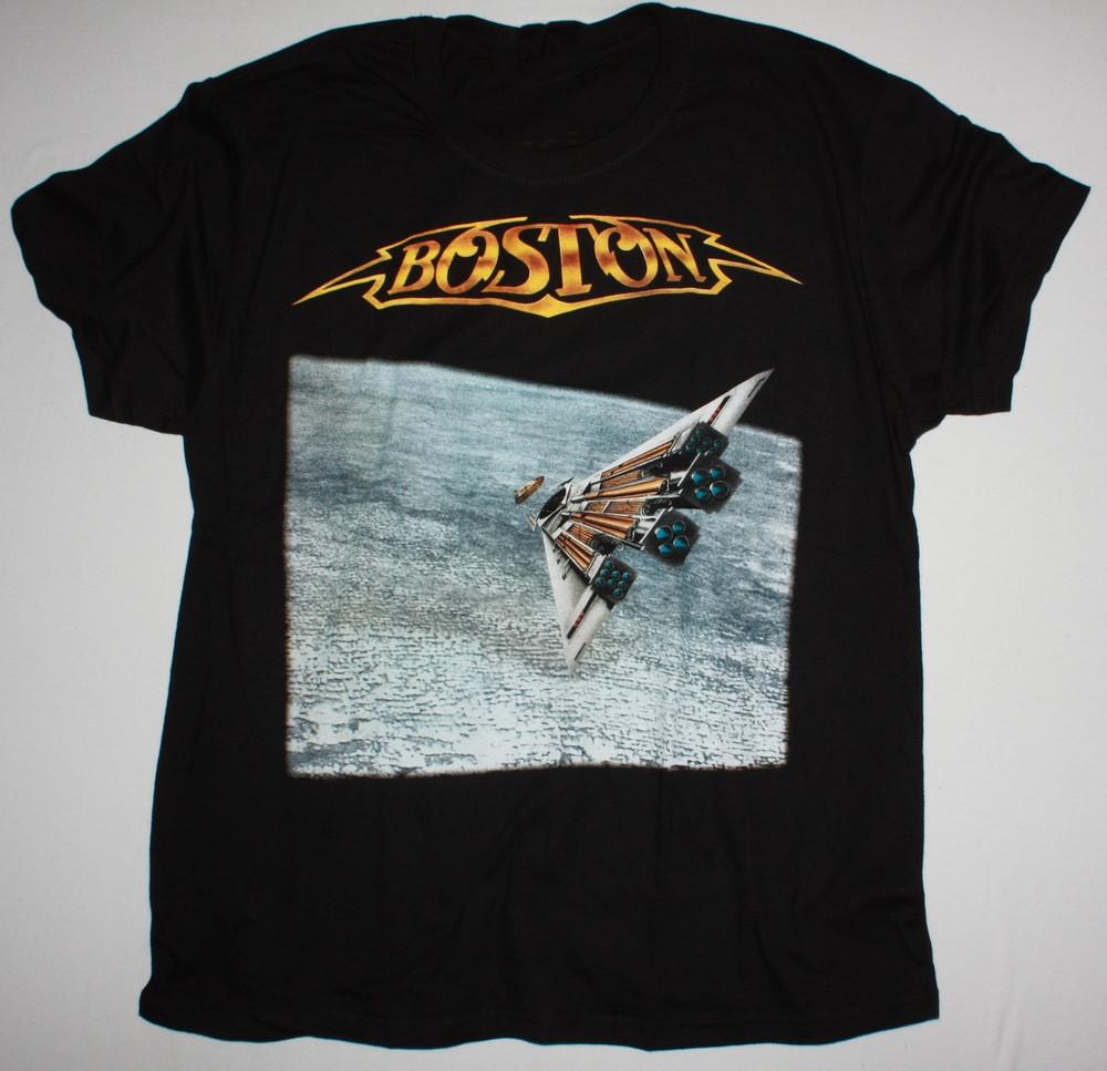 Boston Band Gift For Fans Black T-Shirt Cotton All Size Unisex T-Shirt M