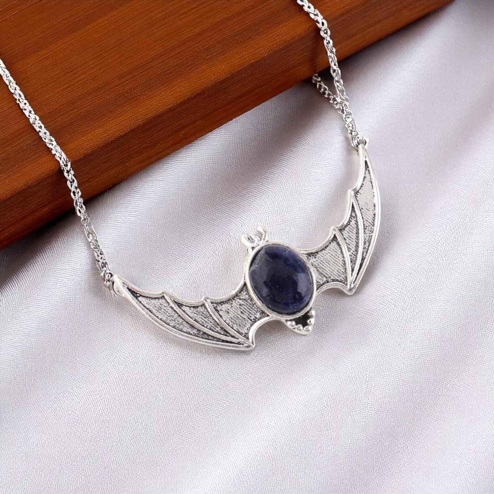 

Natural Sodalite Gemstone 925 Sterling Silver Jewelry Pendant 1 Gift for Her CP-33-34