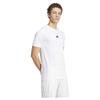 Adidas Tennis Pro Seamless Aero Lady Freelift Short Sleeve JRW80 White XL T-Shirt Men's (IT4024)
