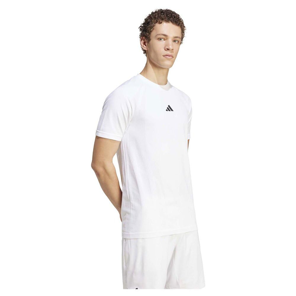 Adidas Tennis Pro Seamless Aero Lady Freelift Short Sleeve JRW80 White XL T-Shirt Men's (IT4024)