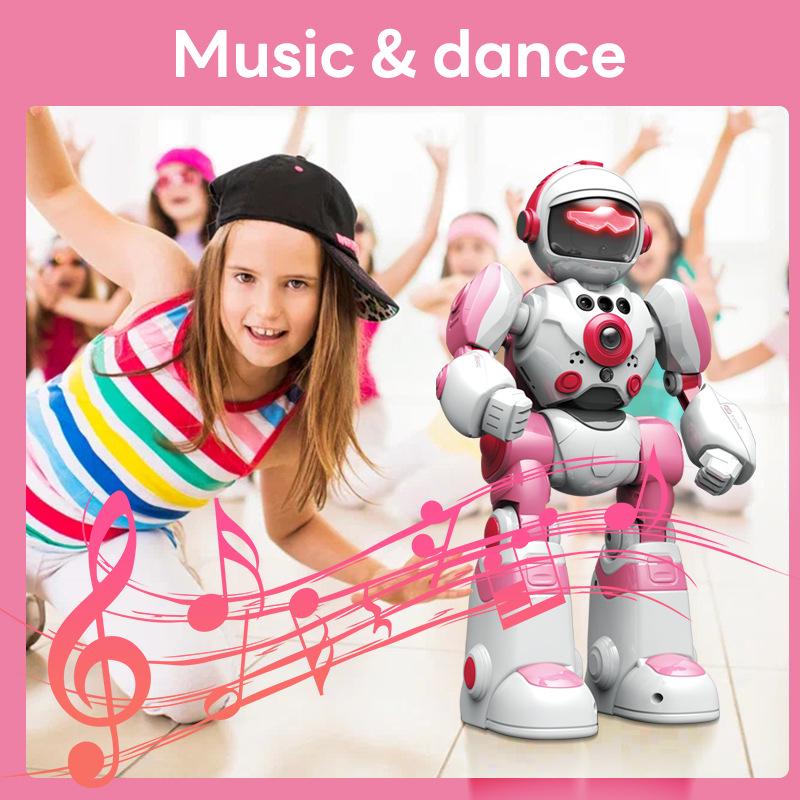 Smart Voice-Controlled Dancing Robot with Gesture Remote for Kids