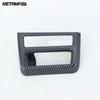 Head Light Lamp Adjustment Switch Cover Trim For Hyundai Sonata 2024 2025 2026 Carbon Fiber Bezel Sticker Interior Accessories