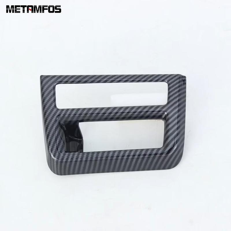 Head Light Lamp Adjustment Switch Cover Trim For Hyundai Sonata 2024 2025 2026 Carbon Fiber Bezel Sticker Interior Accessories