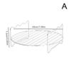 Stainless Steel Airfryers Double Layer Rack Versatile Round Roasting Rack Grill Rack With Skewers Baking Tray Airfryers Holder