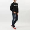 Champion Script Logo Fleece Lined Pullover Crew Neck Sweatshirt Japan Version Unisex Black (Unisex) Sweatshirts