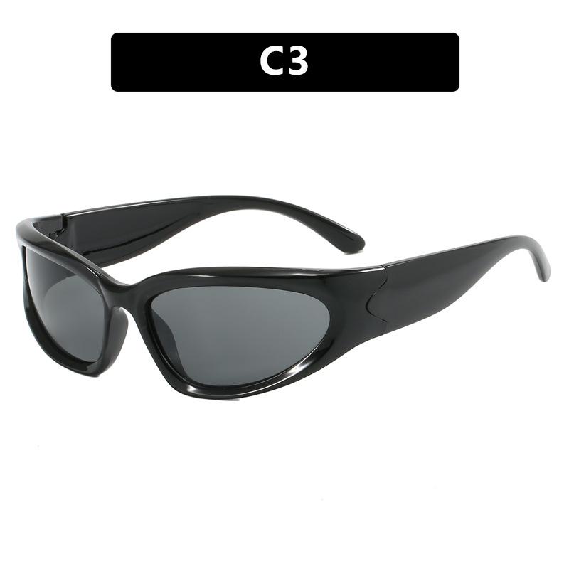 New Children Cycling Sunglasses Sun Protection Fashionable Simple Hip Hop Street Style Personalized Sporty Eyewear