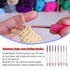 8 Pieces Crochet Hooks Set DIY Braid Craft Single-head Sewing Supplies Household Accessory Printing Weaving Tools for Bag Use
