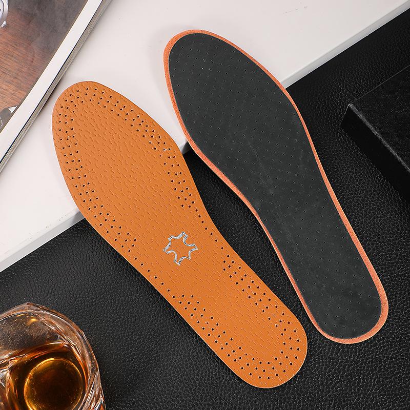 Breathable Microfiber Leather Sports Insole: Sweat-Absorbent, Durable & Comfortable