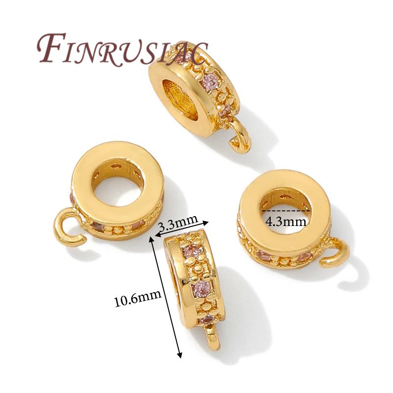 18K Gold Plated Bails,Pendant Bail,Bail Beads Charms Connectors For Jewelry,DIY Necklace/Bracelets Making Accessories