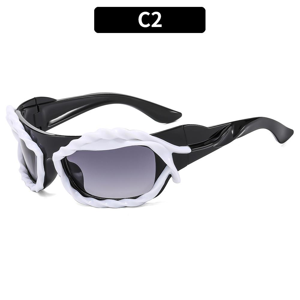 Y2K Sunglasses Women Fashion UV400 Protection Future Tech Sun Glasses Men Outdoor Eyewear Oculos De Sol