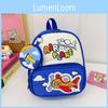 Childrens Backpack With Cartoon Cat And Airplane Print Design For Daily Use