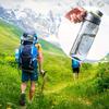 1pc Durable 1 Liter Sports Bottle, Shatterproof & Easy Clean Wide Mouth, for Running Camping Fitness, BPA Free Plastic