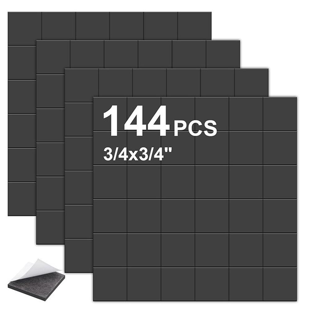 

144pcs Magnetic Squares, Peel and Stick for Cards/Pictures/Posters