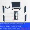 For TOYOTA Tundra - Car GPS Navigation Film LCD Screen Interior TPU Protective Protector Decoration Repair Stickers