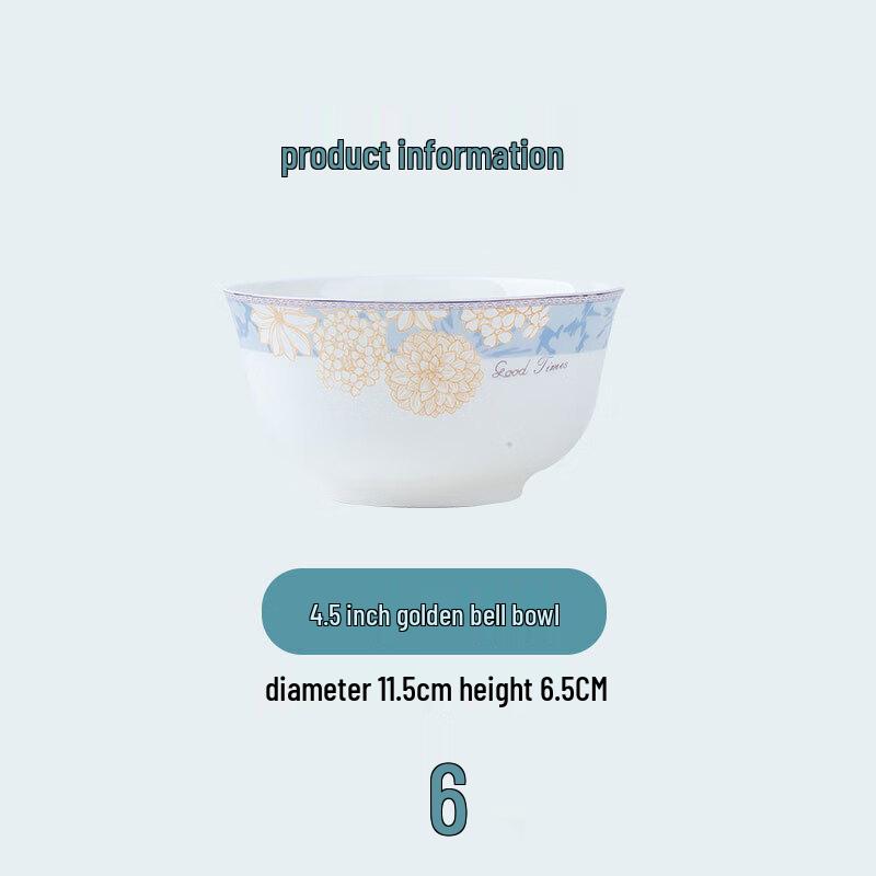 LK Nordic Ceramic Rice Bowls