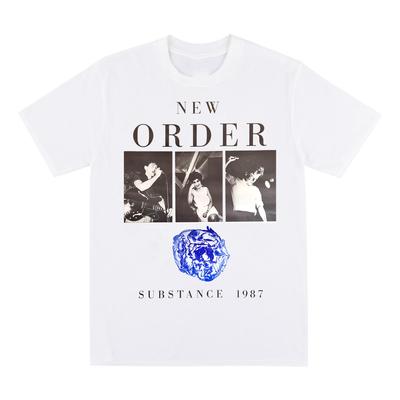 New Order - Substance 1987 Shirt Short Sleeve White Unisex S-2345XL 1H0230 Unisex T-Shirt