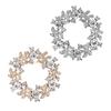 Wreath Enamel Brooch Sturdy Alloy Colorful Flower Lapel Pin Badge for Trendy Women Backpack Clothing and Hat Accessories