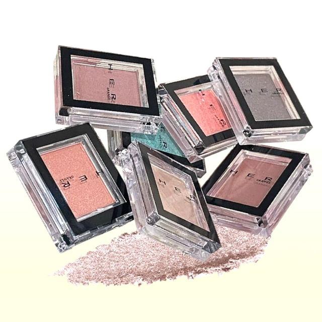 HERORANGE - Пудра-тени для век  Туманный шелкопряд  - 5-7 #05 Turquoise Green