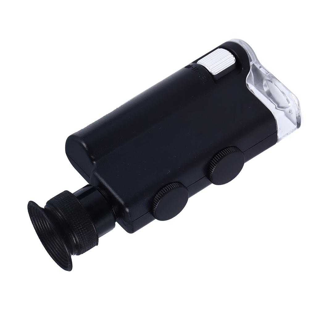 Kapesní optický mikroskop s 200 až 240násobným zvětšením přenosného mikroskopu s LED světlem na mince na šperky