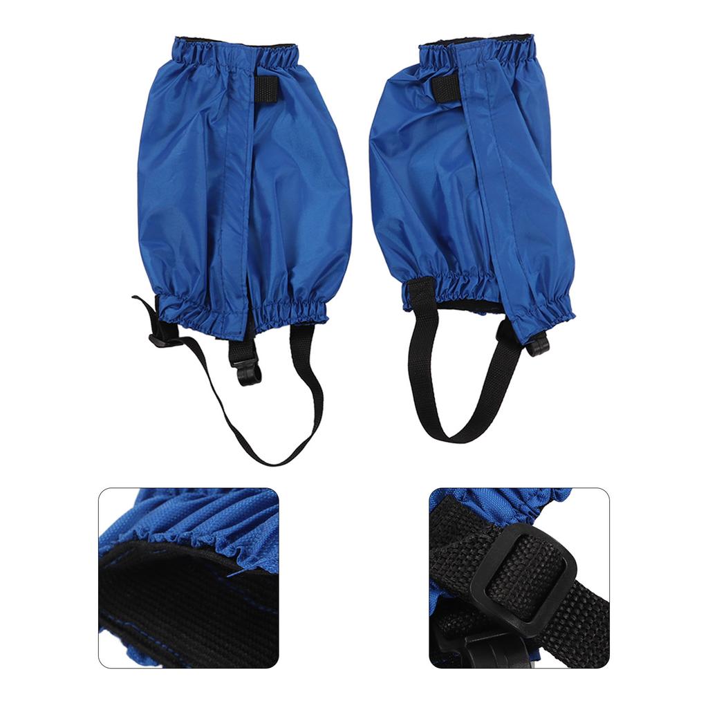 1 Pair Hiking Leg Gaiters Polyester Waterproof Legging Gaiters for Camping Mountain Climbing Fishing