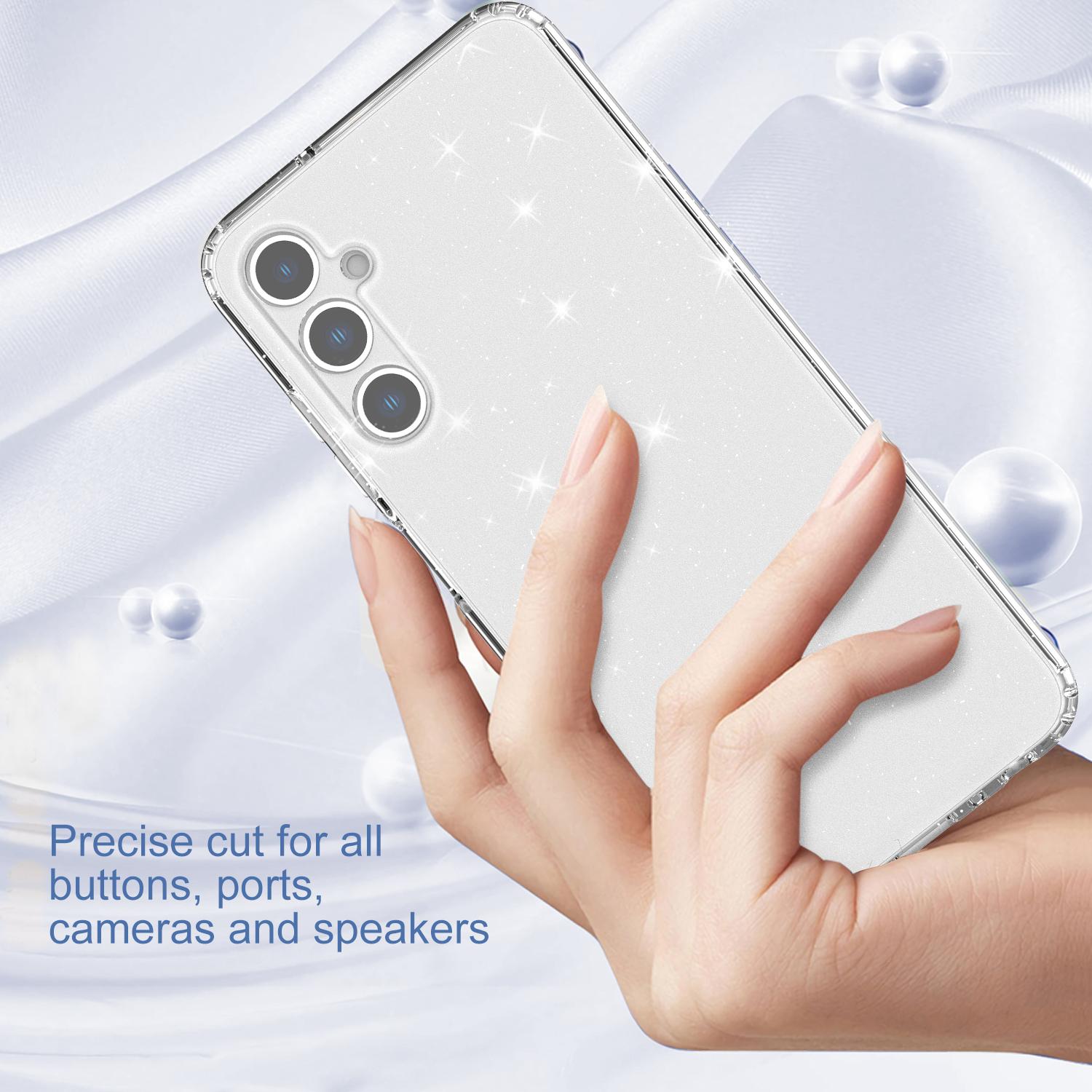 

For Samsung Galaxy A05s 4G Case Bling Sparkle TPU Phone Cover Transparent