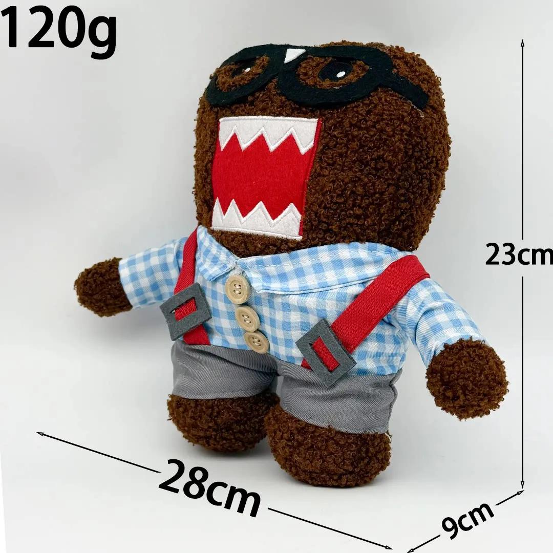 Schattige Domo-Kun Anime Pluche Speelgoed Zacht Krullend Pluizig Gevuld Domo Kun Poppetje Cartoon Japanse Stijl Monster Pluche 22cm