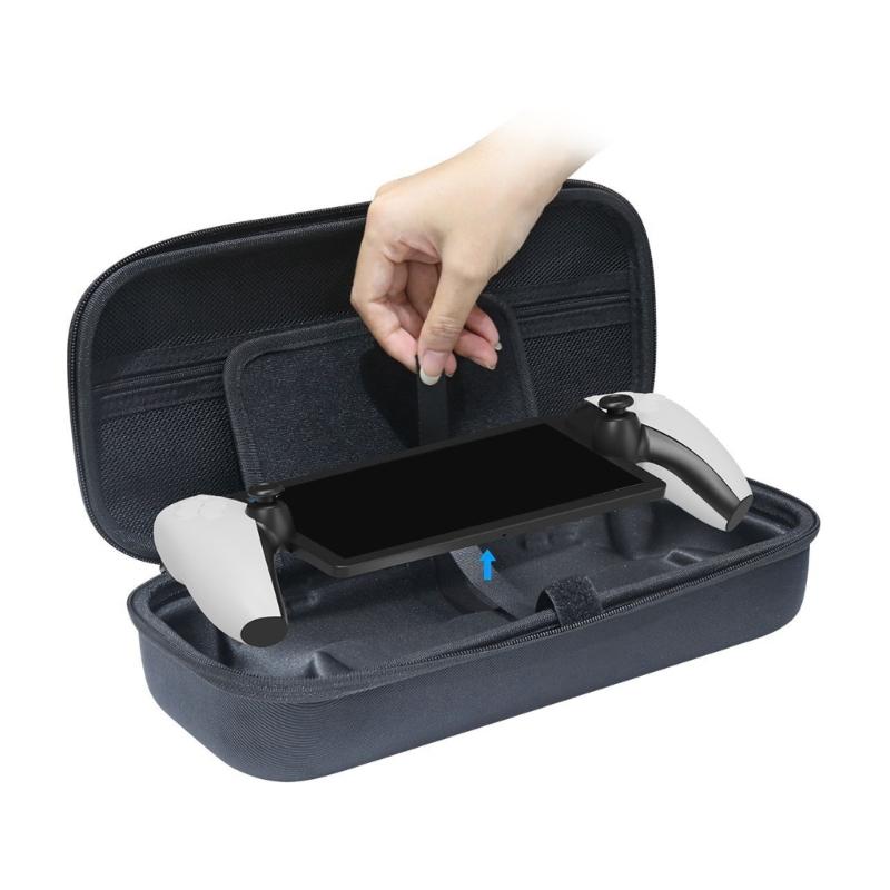 Storage Bag Travel Case for PS Portal Anti-Scratch Waterproof Game Machine Host Handbag Protector Case with Inner Pocket