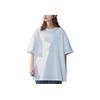 Li Ning Logo Print Solid Color Round Neck Pullover Short Sleeve T-Shirt Unisex Tops White ATSS457-2