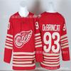 Detroit Red Wings Eishockey Trikot Bestickt Team Uniform Baumwolle Sportbekleidung Herren Erwachsene